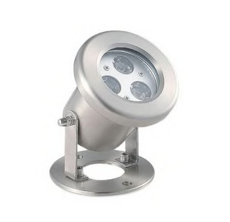 Подводный LED светильник MK-403 3-4.5W/MR16 IP68 DC12-24V 85*125мм
